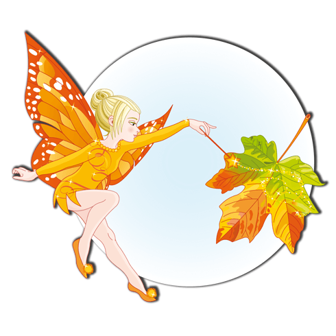 Vinilos Infantiles: Hada Mariposa Otoño