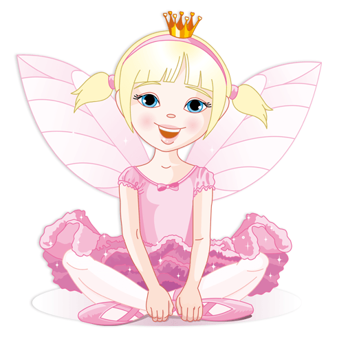 Vinilos Infantiles: Pequeña Hada Rosa