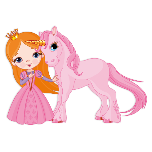 Vinilos Infantiles: Hada y Unicornio