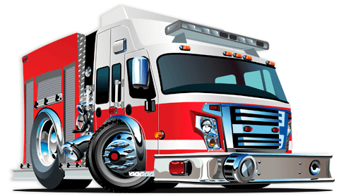Vinilos Infantiles: Camión de bomberos cisterna