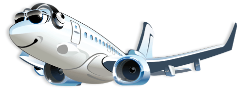 Vinilos Infantiles: Avión de pasajeros