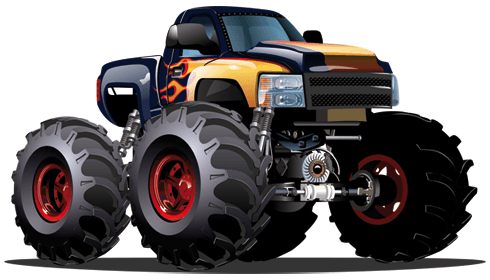 Vinilos Infantiles: Monster Truck 14