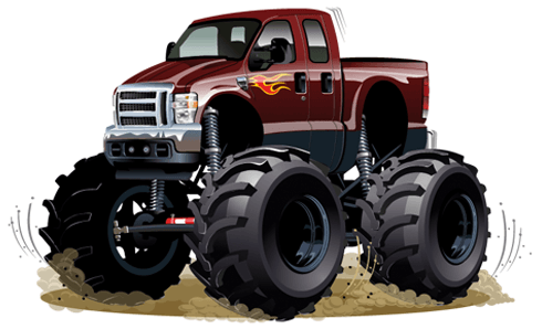 Vinilos Infantiles: Monster Truck