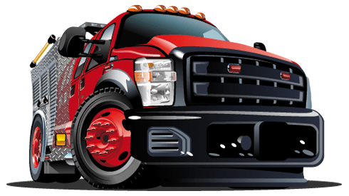 Vinilos Infantiles: Land Rover Bomberos
