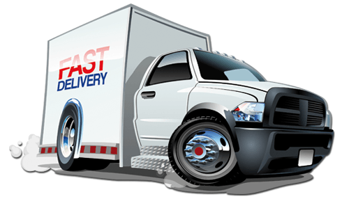 Vinilos Infantiles: Camioneta de reparto