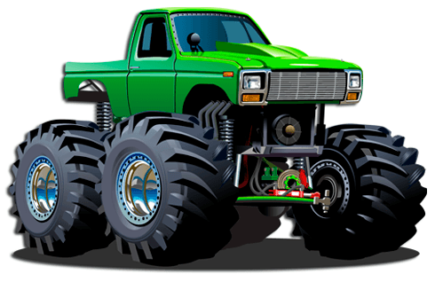 Vinilos Infantiles: Monster Truck 12