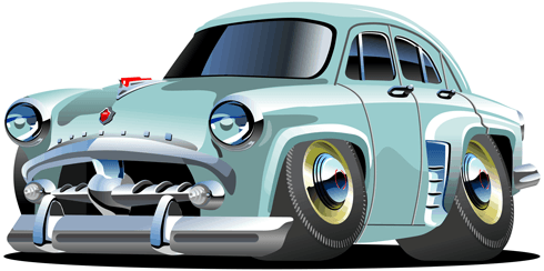 Vinilos Infantiles: Coche clásico