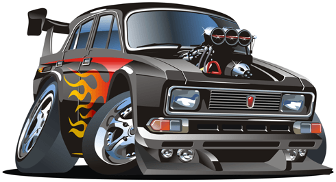 Vinilos Infantiles: Coche clásico 7