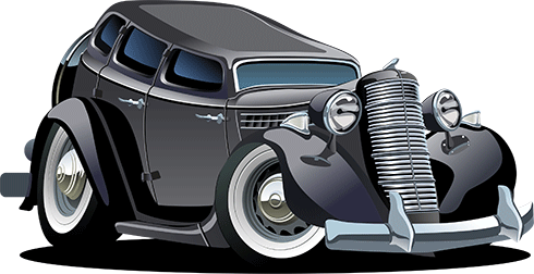 Vinilos Infantiles: Coche clásico 8