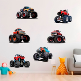 Vinilos Infantiles: Kit Monster Truck 3
