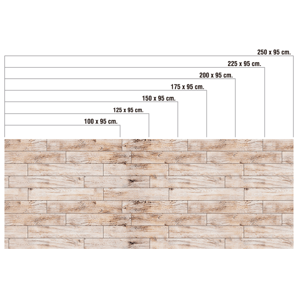 Vinilos Decorativos: Parquet envejecido