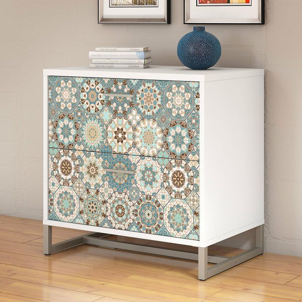 diseño Faceta Atlas Vinilo para forrar muebles azulejos hexagonales | TeleAdhesivo.com