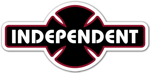 Pegatinas: Independent Truk Company retro negro