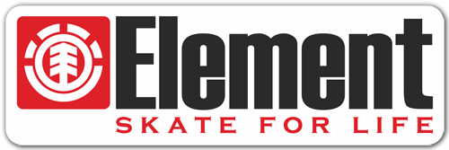 Pegatinas: Element skate for life