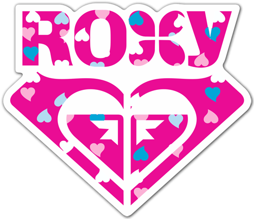 Pegatinas: Roxy corazones