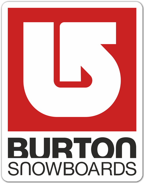 Pegatinas: Burton Logo Snowboards