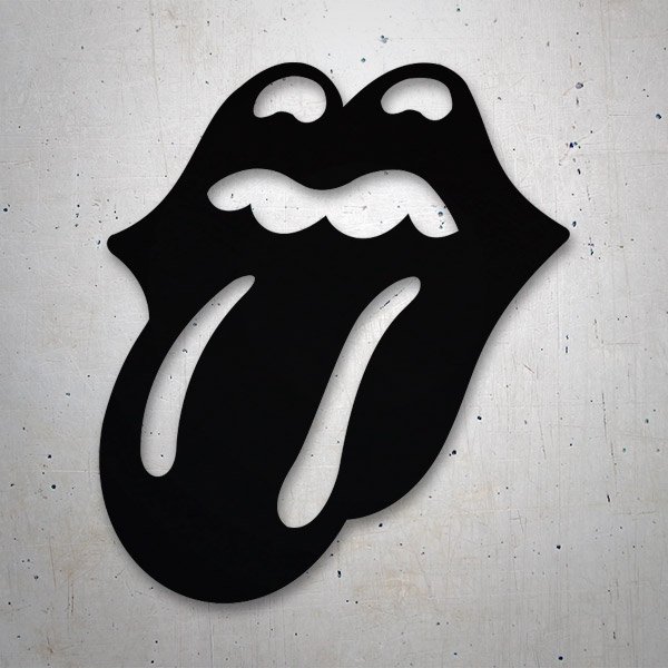 Pegatinas: The Rolling Stones lengua
