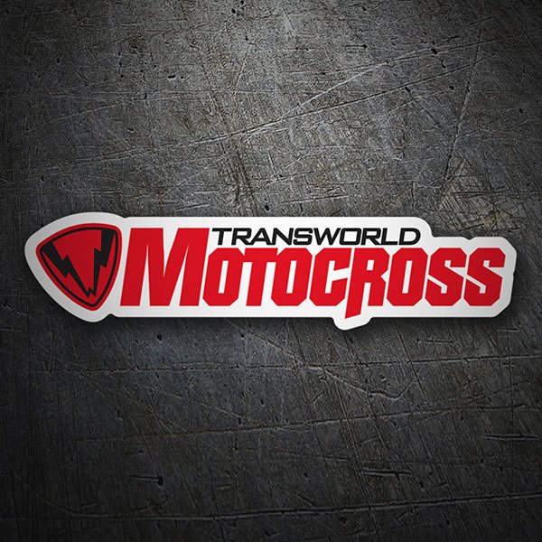 Pegatina Transworld Motocross Logo