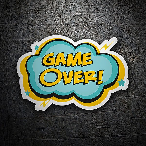 Pegatinas: Game Over