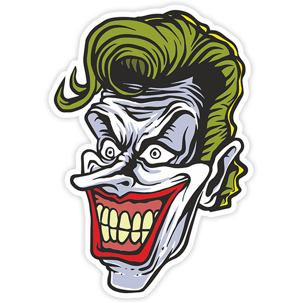 Pegatinas: Malvado Joker