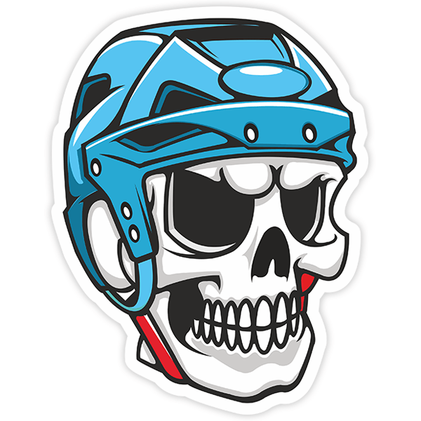 Pegatinas: Calavera Skater