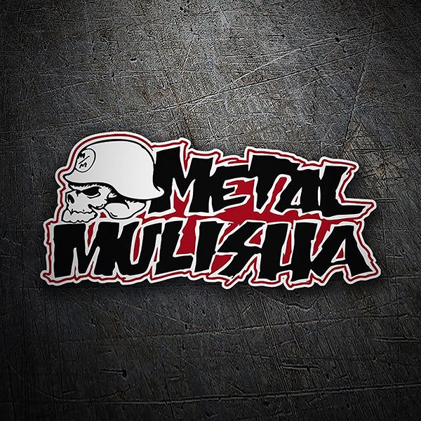Pegatina Metal Mulisha TeleAdhesivo.com