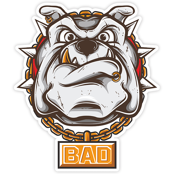 Pegatinas: Bulldog Bad