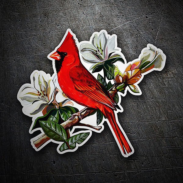 Pegatinas: Cardinal perch