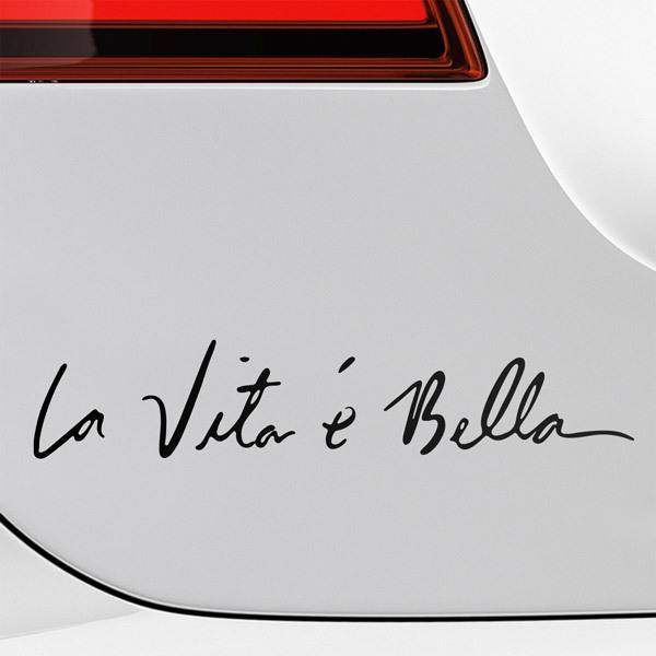 Pegatinas: La Vita é Bella