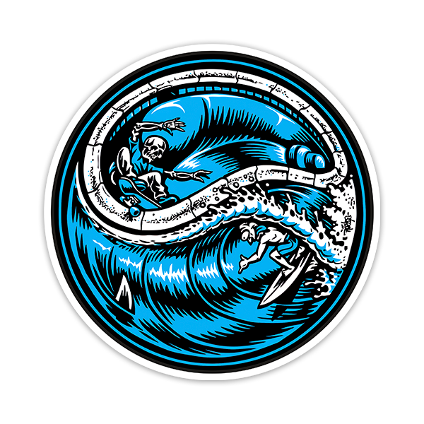 Pegatinas: Santa Cruz Surf