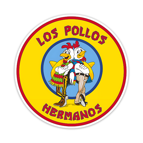 Pegatinas: Breaking Bad Los Pollos Hermanos