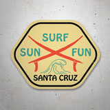 Pegatinas: Santa Cruz Sun, Surf, Fun 3