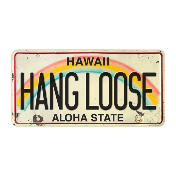 Pegatinas: Hang Loose Aloha State
