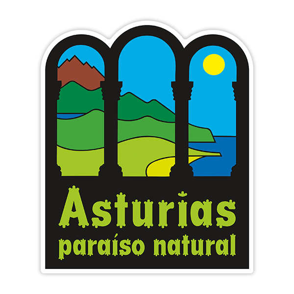 Pegatinas: Asturias, Paraíso Natural