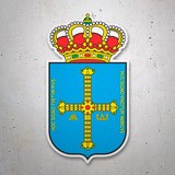 Pegatinas: Escudo de Asturias 3