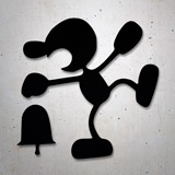 Pegatinas: Mr Game and Watch 2