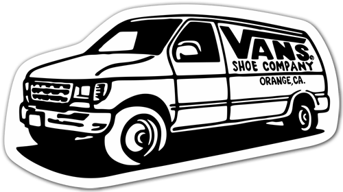 Pegatinas: Vans Furgoneta