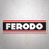 Pegatinas: Logo Ferodo con Letras Prominentes 3