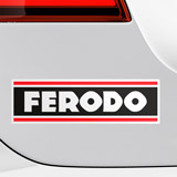 Pegatinas: Logo Ferodo con Letras Prominentes 4