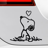 Pegatinas: Snoopy Enamorado 3