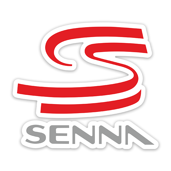 Pegatinas: Ayrton Senna Emblema