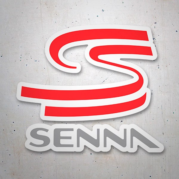 Pegatinas: Ayrton Senna Emblema
