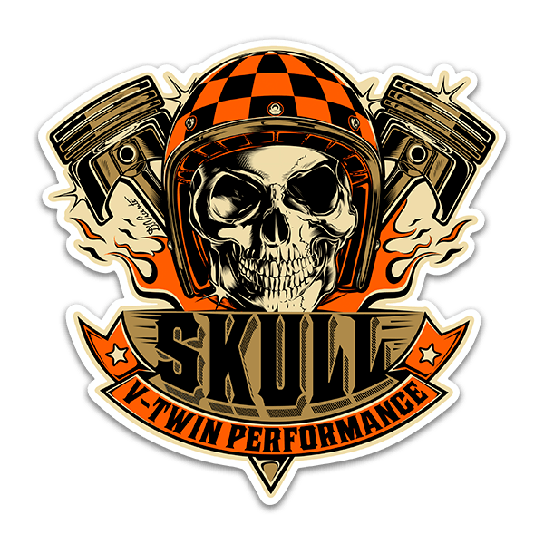 Pegatinas: Skull Motor