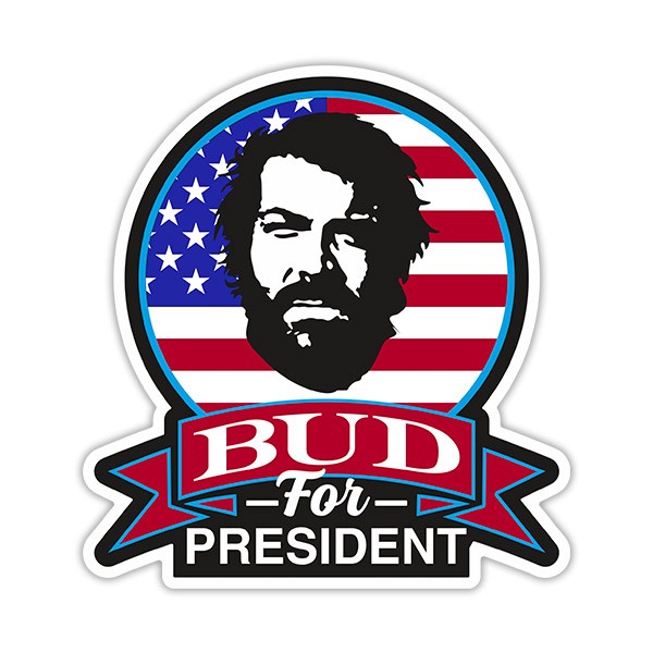 Pegatinas: Bud for President