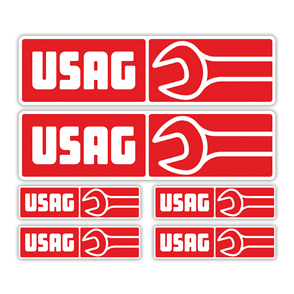 Pegatinas: Set 6X Usag