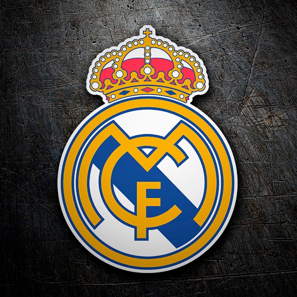 Real Madrid CF – Fútbol español – Pegatina para auto – 6 pulgadas
