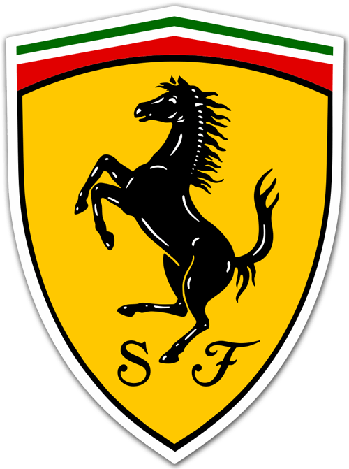 Pegatinas: Ferrari logo