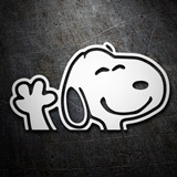 Pegatinas: Snoopy saludando 2