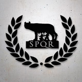 Pegatinas: SPQR loba Roma 2