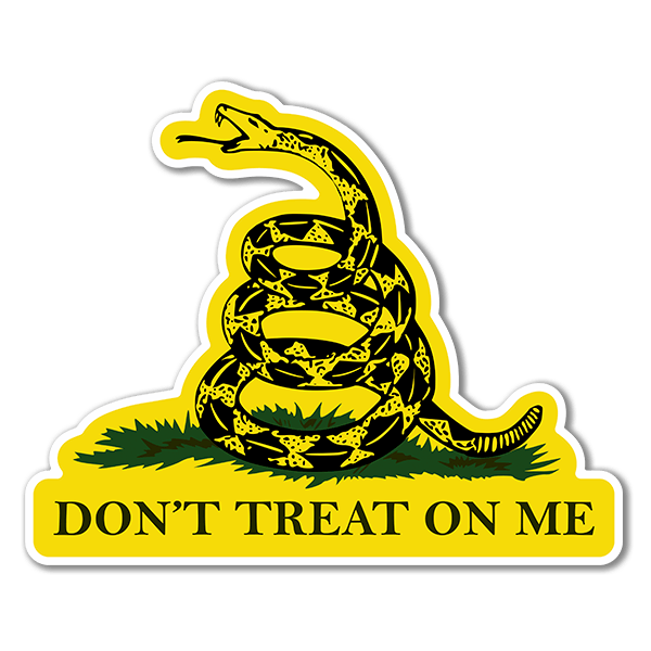 Pegatinas: Don´t treat on me